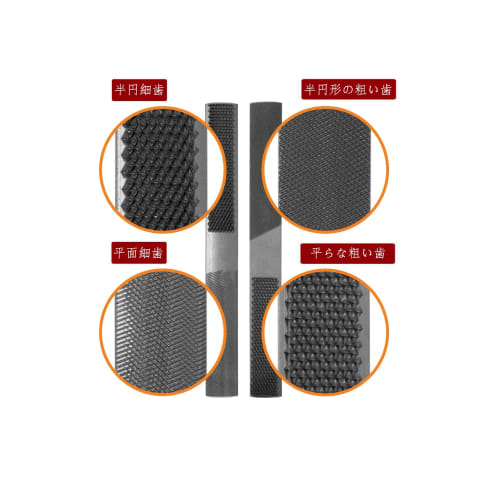 LIKENNY Woodworking File, Carpentry Tool, DIY Sanding Tool, for Roughing and Polishing, Flat, Coarse, Fine, and Medium Grit, 1 Piece (20cm x 2.2cm)