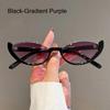 New Small Cat Eye Sunglasses Women Trendy Vintage Composite Shades Eyewear Fashion Luxury Brand Designer Sun Glasses