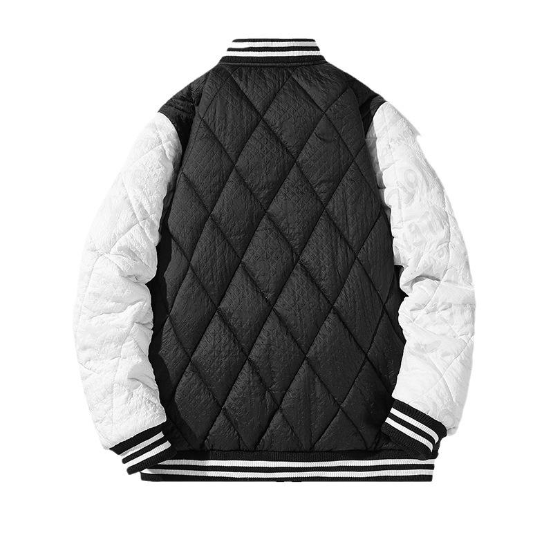 Спортивная хлопковая куртка Зимняя хлопковая куртка со стоячим воротником Бейсбольная — фото 5