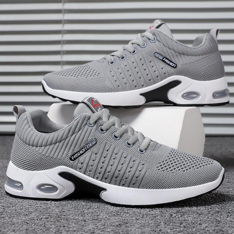 Jinshiyuanshu Shoes men's sports shoes air cushion running shoes processing custom breathable mesh shoes versatile men's casual shoes