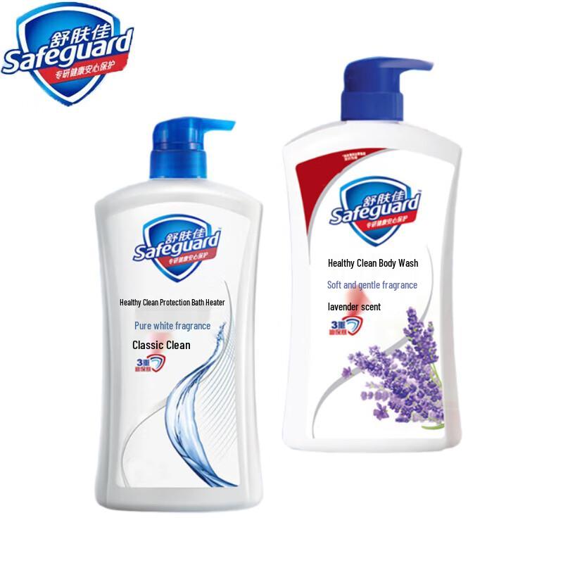 Safeguard Duschgel, Duft Pure White & Lavendel, 6er-Pack