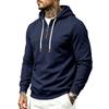 Heren S Half-ritssluiting Hoodie Sweatshirt Effen Kleur Casual Lange Mouwen Pullover
