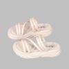 Women Fashion Thick-Sole Sandals Summer Outdoor One-Strap Beach Slippers Soft Cushion Feel