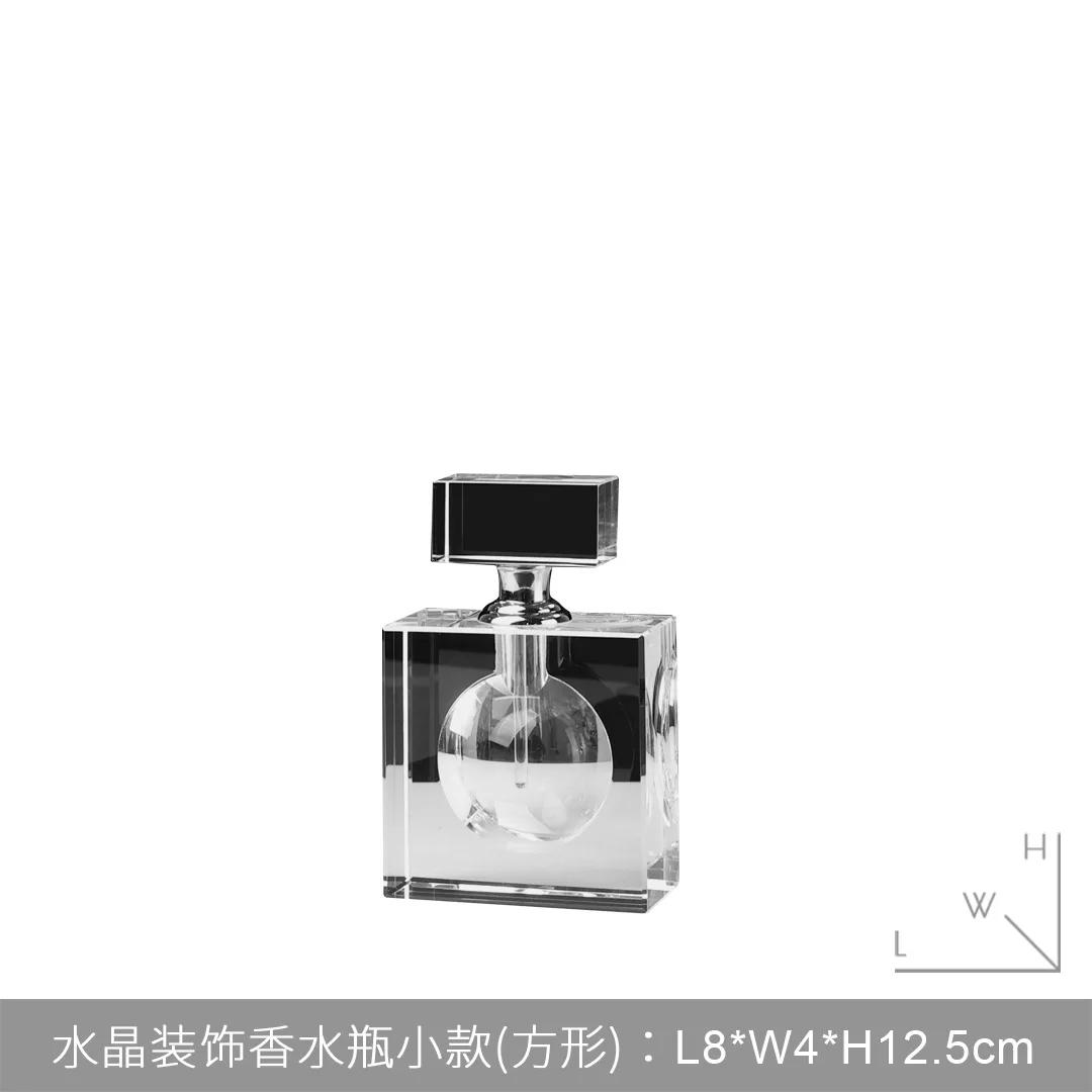 

Хрустальный флакон духов Креативные абстрактные геометрические хрустальные украшения для комнаты Винный шкаф Украшения для флаконов духов Украшение для дома