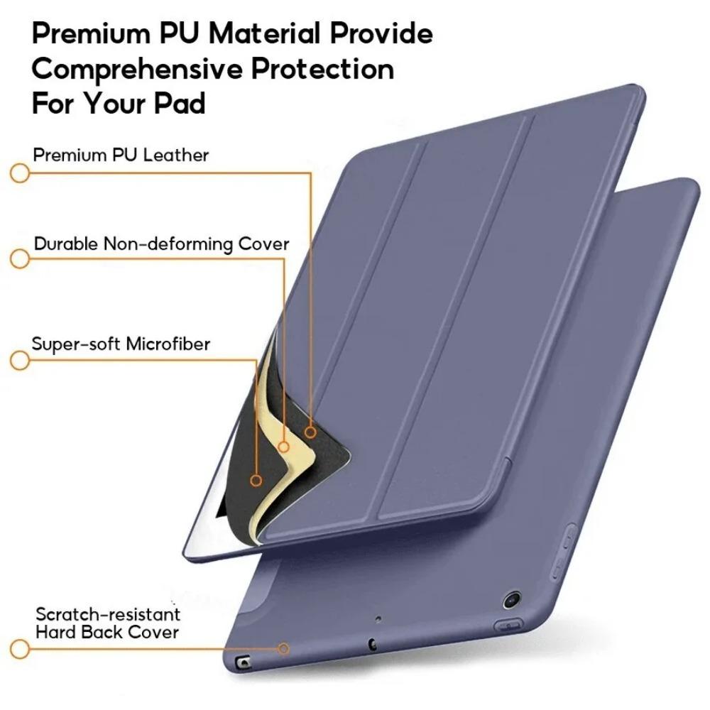 Für Samsung Galaxy Tablet Hülle Tab S6 lite 10.4 Tab A9+ A8 A7 S8 S9 S10 11 FE 12.4 Smart Auto Sleep Wake Funktion Silikonhülle