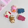 10Pcs New Mini Kawaii Warm Colored Cartoon Kitten Series Flat Bottom Scrapbook  Diy Jewelry Making Hairwear Accessorie A21