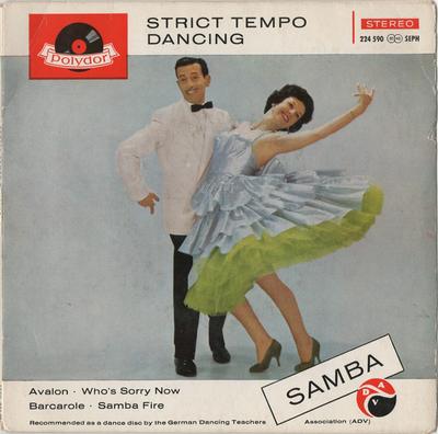 7-Zoll Schallplatte HORST WENDES DANCE ORCHESTRA  Strict Tempo Dancing  Samba 224590 POLYDOR 1961 Deutschland Latein Gebraucht