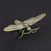 Ornament Dragonfly Figurines Home Office Desk Decor 1pcs Brass Copper Funny Miniatures Vintage Insect Figurines Home Decoration