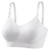 Seamless Plus Size Nursing Bra - Adjustable Front Buckle, Push-up, Postpartum, for Pregnant Women