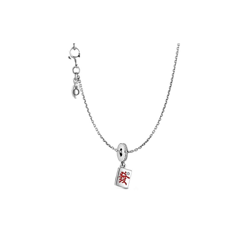 Pandora 926 Mahjong pendant for women/red 799277C01