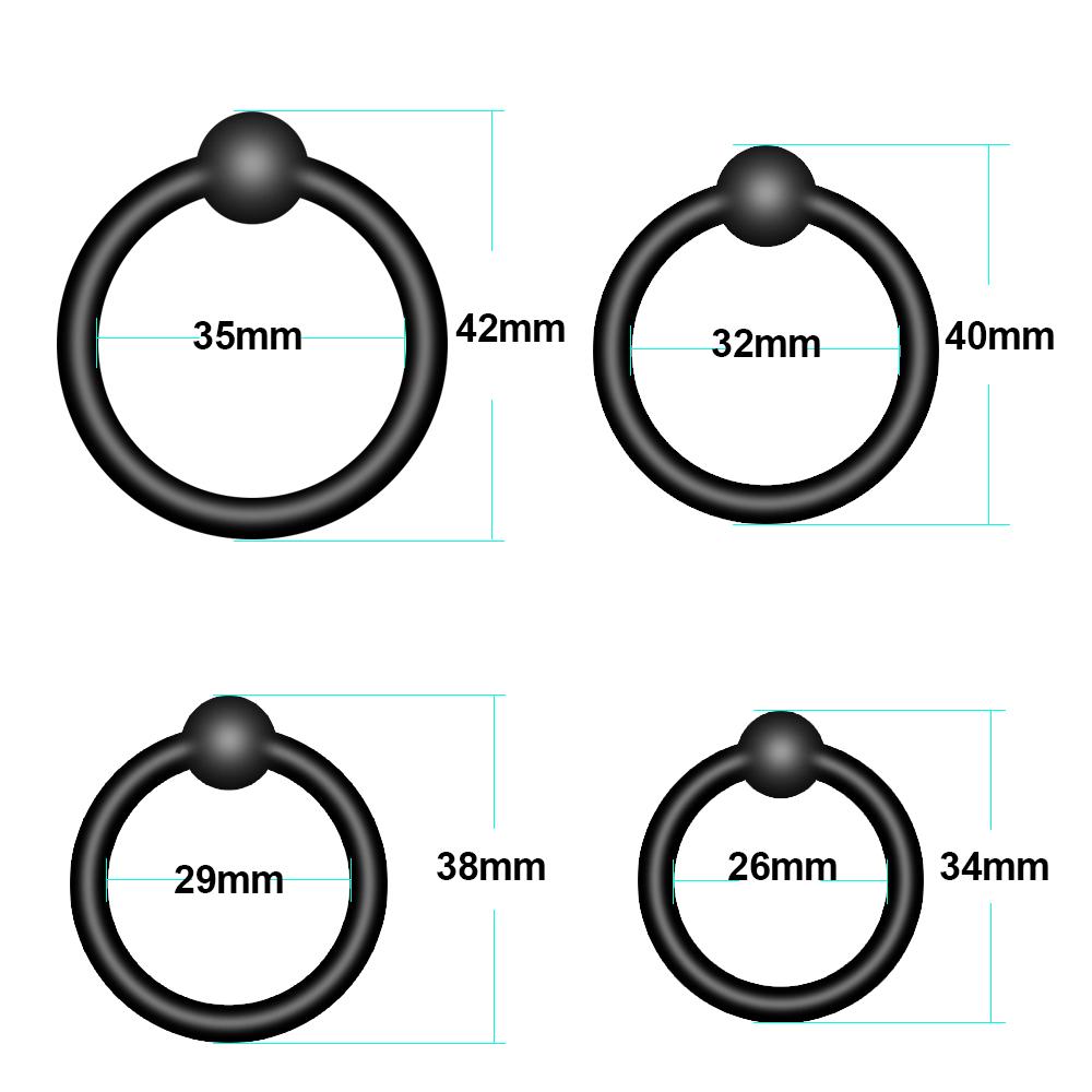 Penis Ring For Men Silicone Cock Ring Sex Toys For Man Delay Ejaculation Stronger Erection Adult Goods Erotic Toys For Couple 18