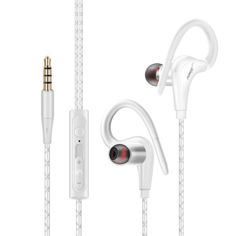 Wired Sports Earphones With Microphone For Running And Workout Enthusiasts