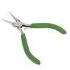 Round Nose Pliers Green Nonslip Handle Effort Saving Carbon Steel Sturdy Rustproof Durable Widely