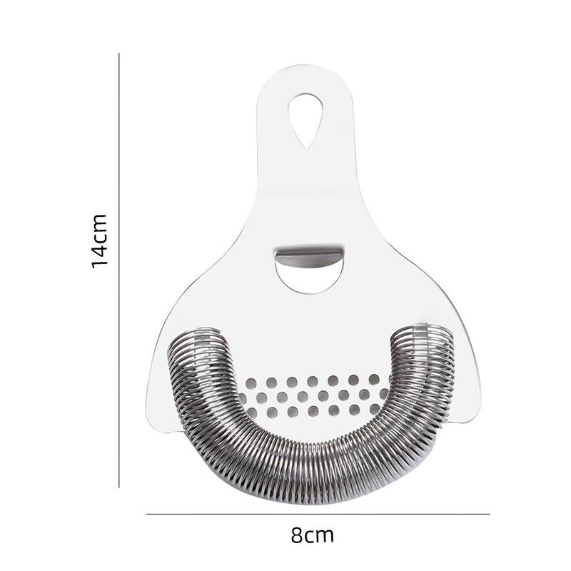 Sada koktejlového sítka na led z nerezové oceli