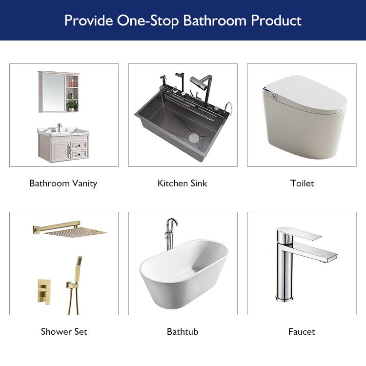 Luxury Modern Bathroom Sink Faucet Mixer Tap Long Water Spout Deck Mount 304 Stainless Steel Various Colors Ceramic Valve Core
