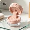 Portable Mouthguard Case Retainer with Mirror, Removal Tool, Cleaning Brush, Leak-Proof Denture Aligner Box Bath Holder, Dental Container for
