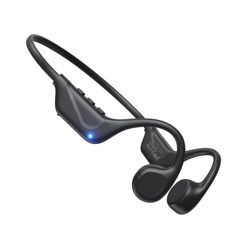 1PC Bone Conduction Bluetooth Headset Long Battery Life Wireless IPX5 Waterproof Sports Headset Suitable for Running