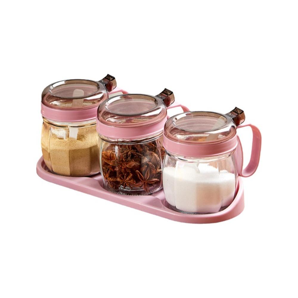 Sealing Glass Seasoning Jars Moisture-Proof Condiment Jar Kitchen Storage Bottle  Home Cooking