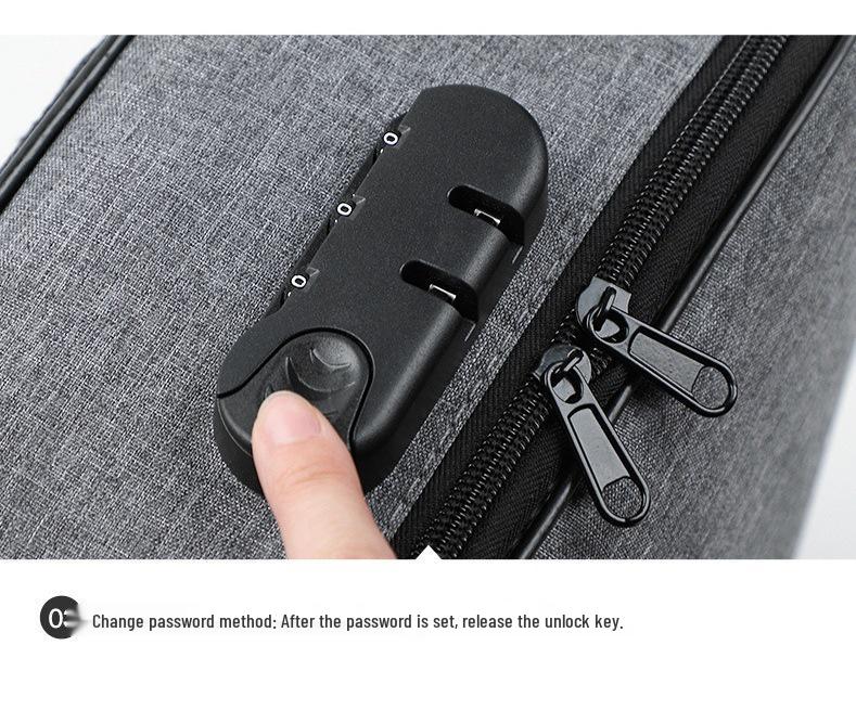 Multifunctional Large-Capacity ID & Document Storage Bag for Credit Cards and Driver's Licenses; Cross-Border Shipping Available.