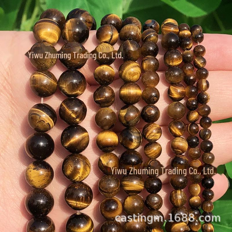 Zhuming Ochi de Tigru Natural și Turcoaz Albastru Mărgele Libere pentru Bijuterii DIY - Material de Împletit Brățară și Colier