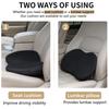 2 In 1 Car Seat Cushion Breathable Pain Relief Memory Foam Seat Pad Comfort Multifunctional Lumbar Pillow Support