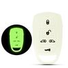 KEYYOU Silicone For Hyundai Entourage Kia Sedona Remote 5 Buttons Key Cover Case Fob 2006 2007 2008 2009 2010 2011 2012 2014