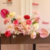 Wedding Floral Decorations: Bedside, Dining, and Desktop Arrangements for Festive Occasions and Engagements.