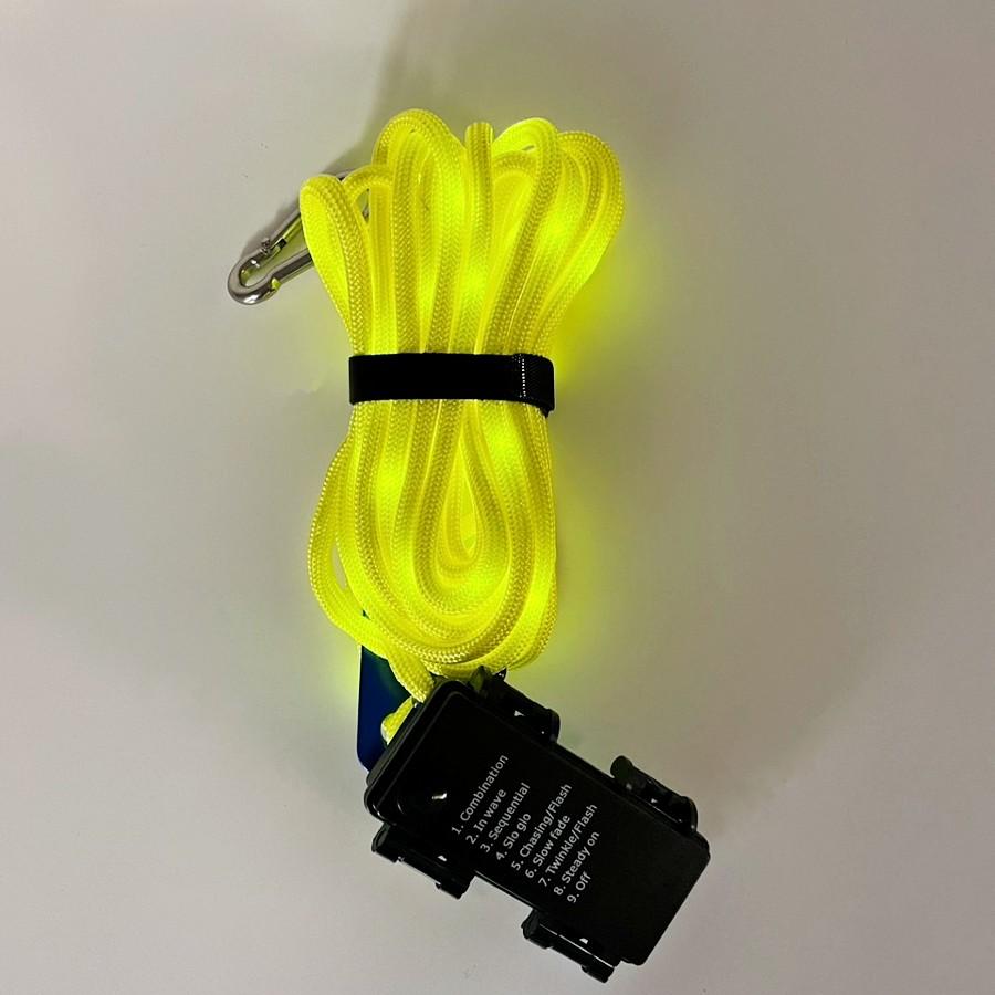 Luminous Camping Rope Light Waterproof 6mm Tent  Windproof  Rope Warning Cord Outdoor Night Warning Rope Atmosphere Lamp