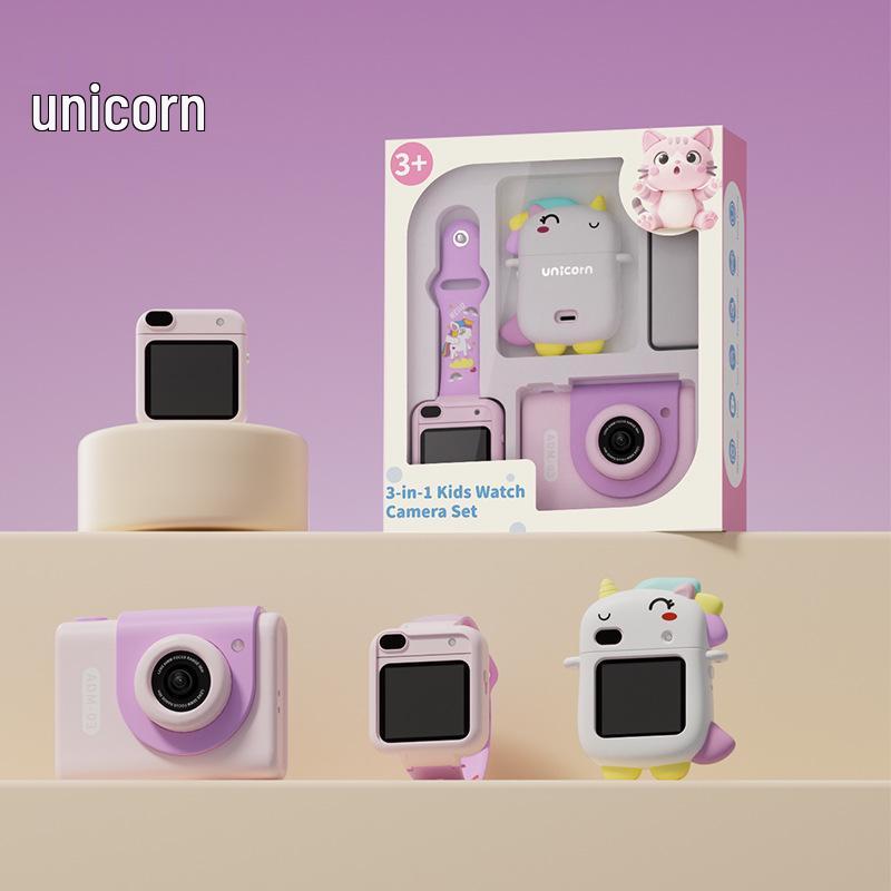 

Children s Touchscreen Camera Watch with Games, Cartoon Lanyard, Anti-Fall, Educational Toy, HD Photos