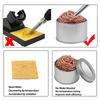 1x Soldering Iron Cleaning Ball Copper Wire Cleaner Steel Ball with stain steel box for Stand Holder Welding Desoldering