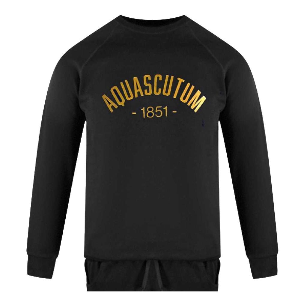 Aquascutum Mens Old School Crew Neck Tracksuit