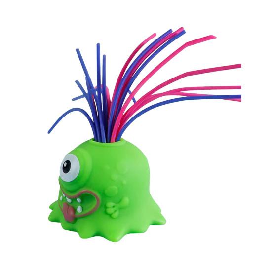 

Игрушка Демон, кричащий и дергающий волосы, со светом, 6 звуковых эффектов, стресс, тревога зелёный