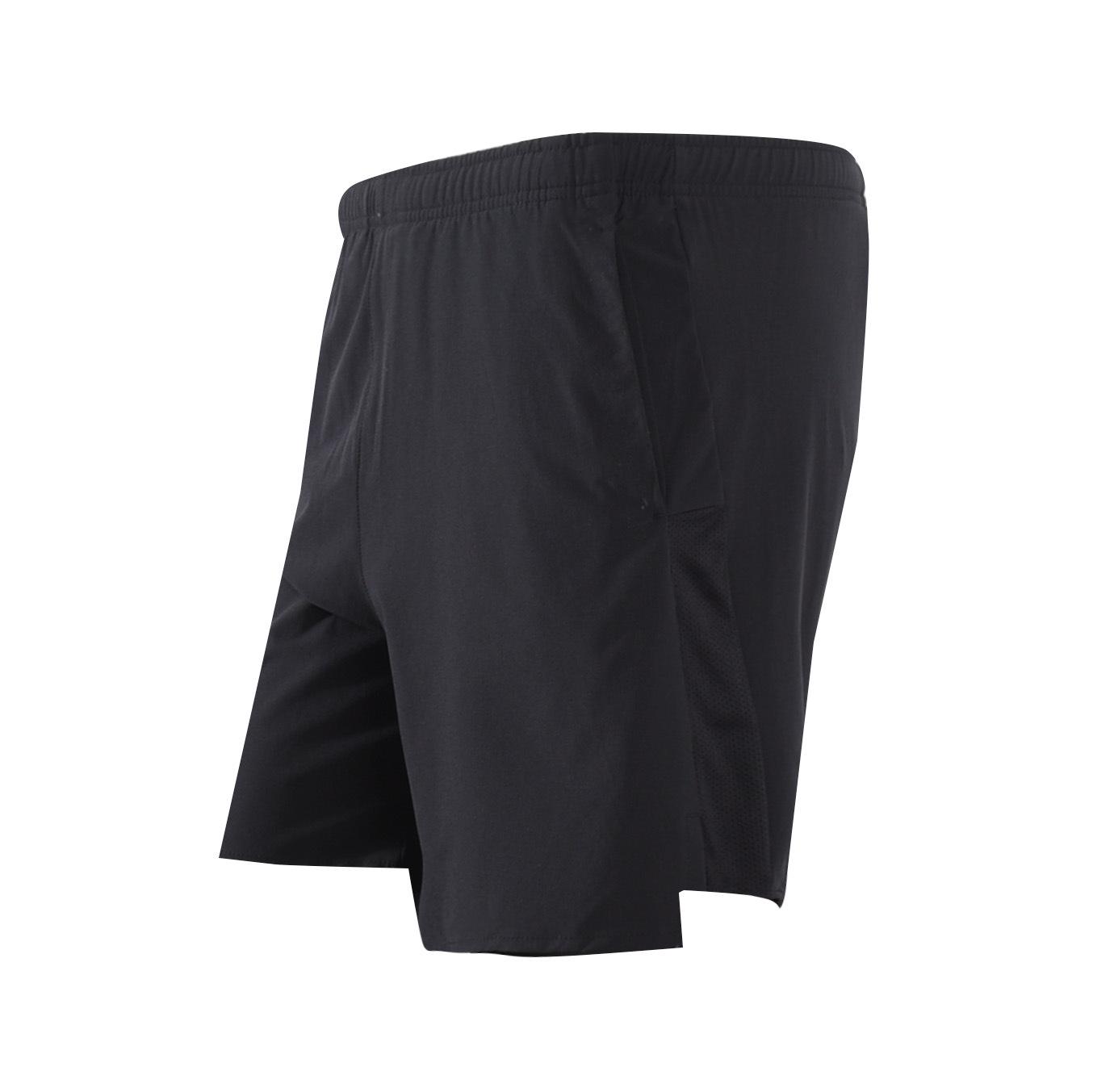 

Мужские быстросохнущие шорты для бега до колена Lulu со шнурком и влагоотводящей технологией XXL чёрный