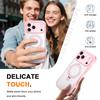 Etui na iPhone 17 Pro Max typu Skin Touch, jednokolorowe, z TPU+PC, pokrowiec na telefon z magnetyczną podpórką