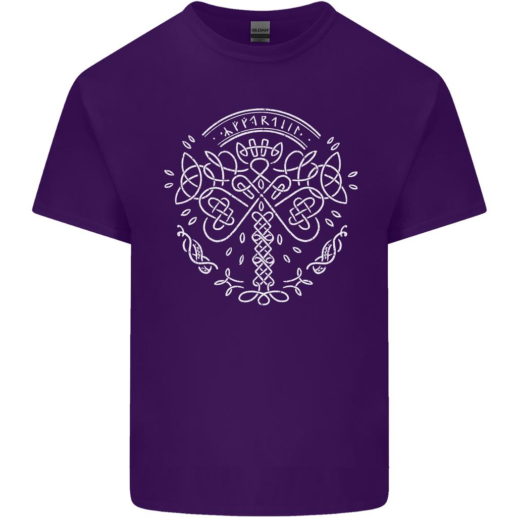 Viking Yggdrasil Tree Norse Mythology Thor Unisexs Light Cotton TShirt