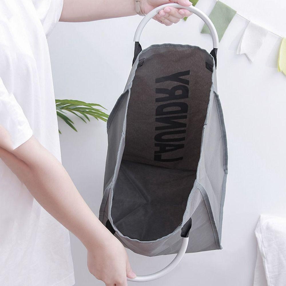 Oxford Cloth Dirty Clothes Hamper Waterproof Sundries Storage Basket Laundry Basket  Dirty Clothes