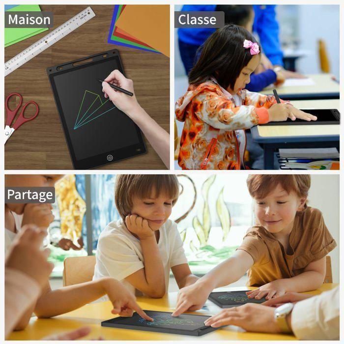 ACROPAQ Magic Drawing Tablet for Kids 12 Inches - Black LCD Screen - Kids Graphic Tablet - CR2025 Battery Included