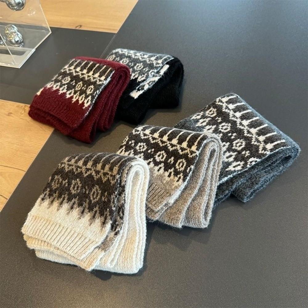 Warm Pullover Cap Windproof Ear Protection Hat New Scarf Hat Set  Autumn and Winter