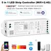 Miboxer WL5 2.4G 5-in-1 WiFi LED-Controller für einfarbige CCT RGB RGBW RGB+CCT LED-Streifen APP/TUYA /Sprachsteuerung von Drittanbietern