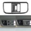 2Pcs Car Carbon Fiber Reading Light Panel Trim Cover Decorative Stickers for Honda Civic 8th 2006-2011