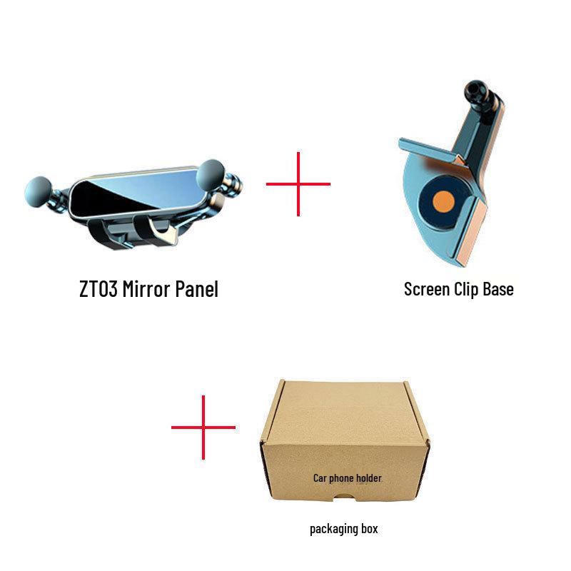 Car Phone Holder with Automatic One-Button Lock for New Energy Vehicle Console