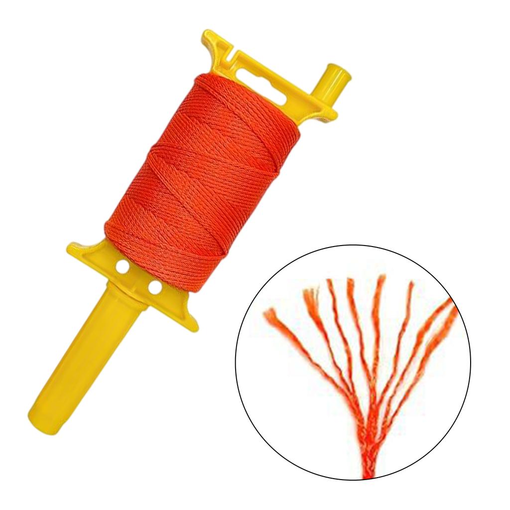 Conjunto de Linha de Pedreiro Fluorescente Longo de 540 pés com 5 Níveis de Bolha para Aplicações Precisas de Paisagismo e Construção