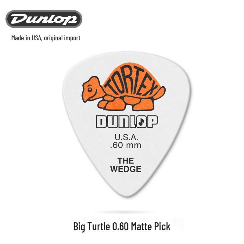Dunlop Jazz Speed Folk Acoustic Guitar Picks - Little Turtle Matte 498R Accessories