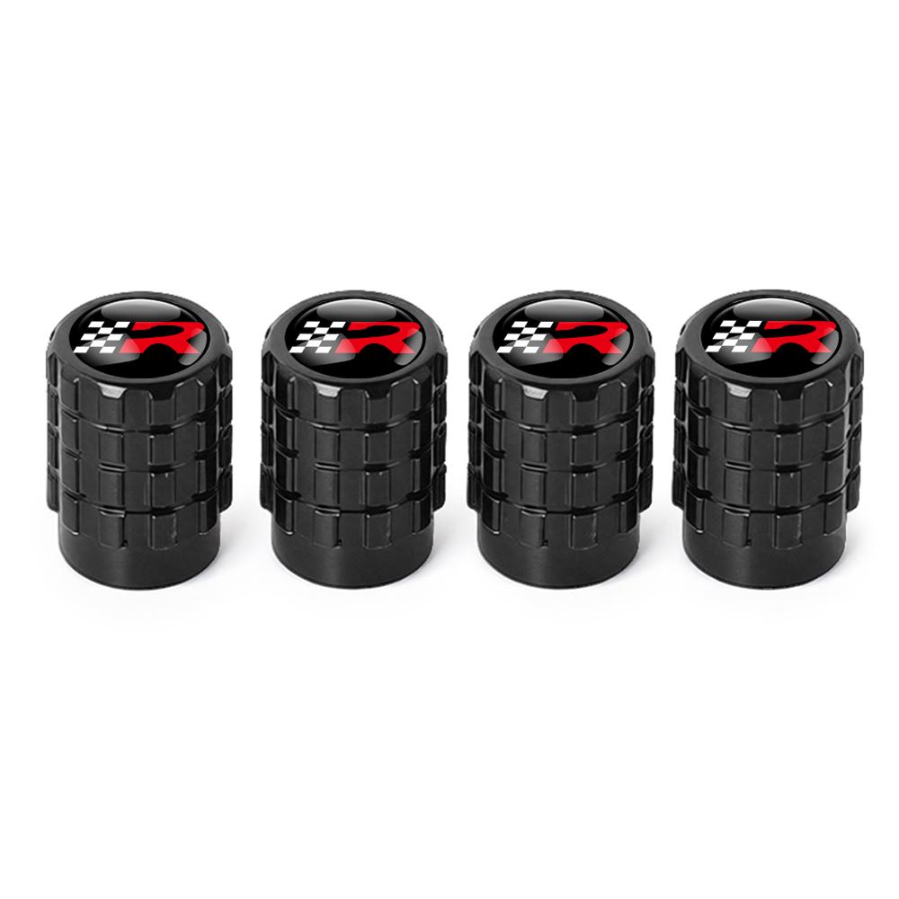 wzbn2 Car Emblem Wheel Tire Valve Caps Tyre Air Stem Cover Accessories For SEAT Ibiza Leon e-Racer Formentor Cupra Ateca FR Arona Exeo