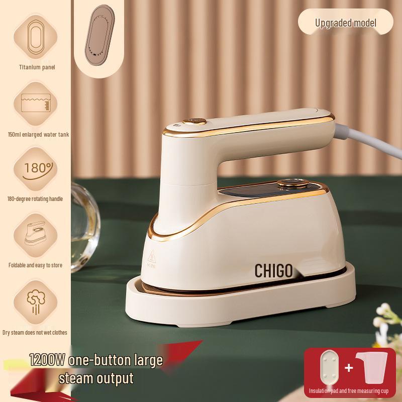 Portable Folding Garment Steamer - Compact Travel Iron