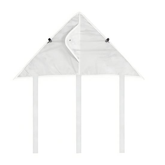 DIY Leerer Mal-Drachen für Kinder Erwachsene Tragbar Dekorieren Bemalen Weißer Drachen mit Schnur für Schulprojekte Partys