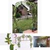 Captivating 2x Artificial Wisteria Flower Vine Offering Timeless Charm For Any Setting