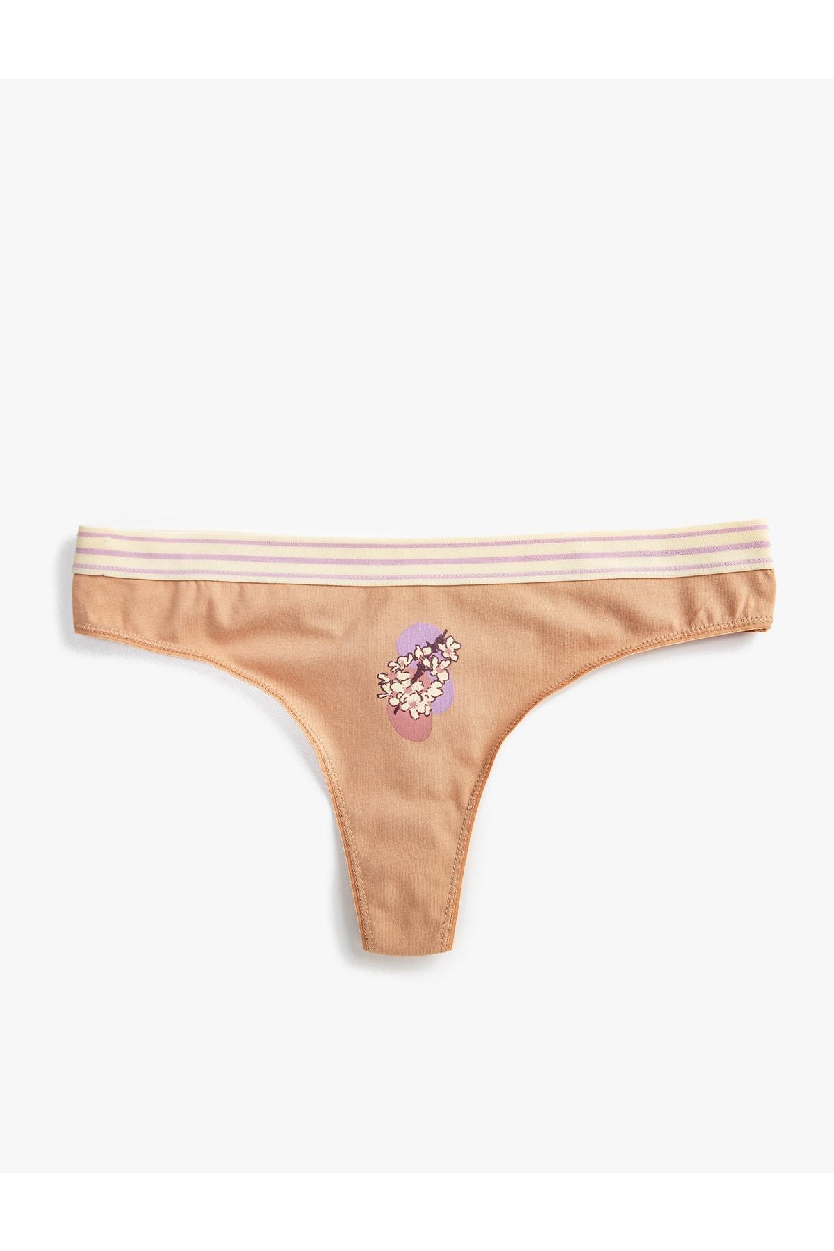 

Хлопковые трусики с бразильским принтом..