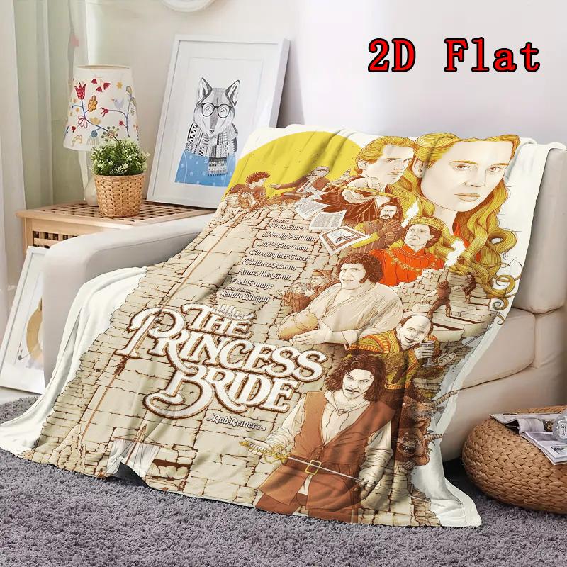 The Princess Bride 2D Flat Pattern Flannel Blanket High quality All Seasons Warmth and Comfort Perfect for Christmas Gifts.DMT0925289