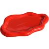 Simple Ceramic Red Cloud Plate Jewelry Pendulum Plate High Value Jewelry Plate Living Room Ornament Plate Key Storage Plate